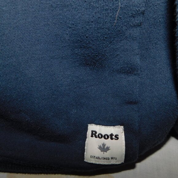 Roots Canada NHL Toronto Maple Leafs Hockey Blue Crewneck Sweatshirt Mens L - Picture 9 of 9